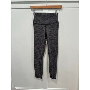 Lululemon Wunder Under High Rise Pique Leggings Size 2
